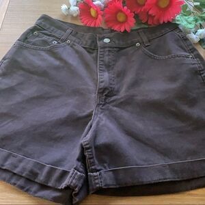 Vintage Chic Brown Denim Shorts Juniors 13